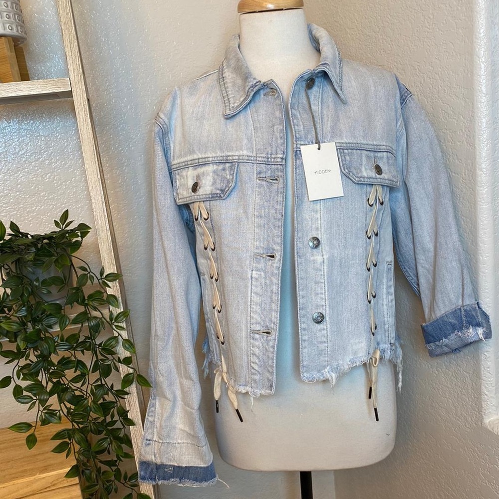 🆕HIDDEN Distressed Denim Jacket